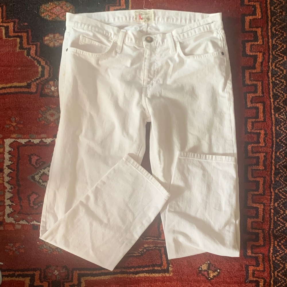 Current/Elliott Classic White Denim
